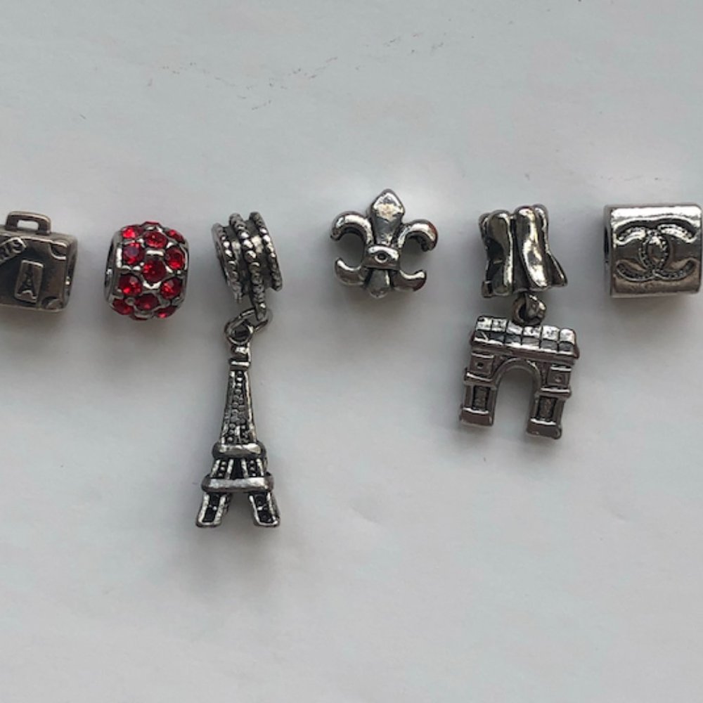 French Charms and Paris Beads for Pandora Bracelet
